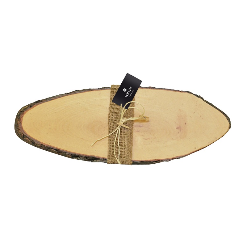 Heidi Cheese Line Zubehr SERIE RUSTICO Schneide- oder Servierbrett oval klein