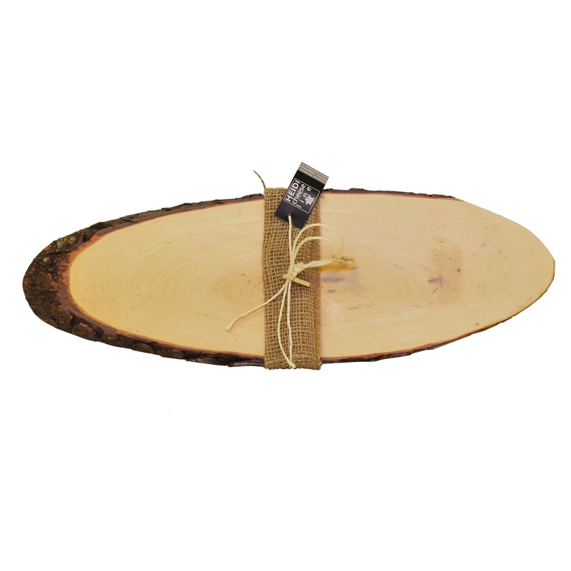 Heidi Cheese Line Zubehr SERIE RUSTICO Schneide- oder Servierbrett oval mittel