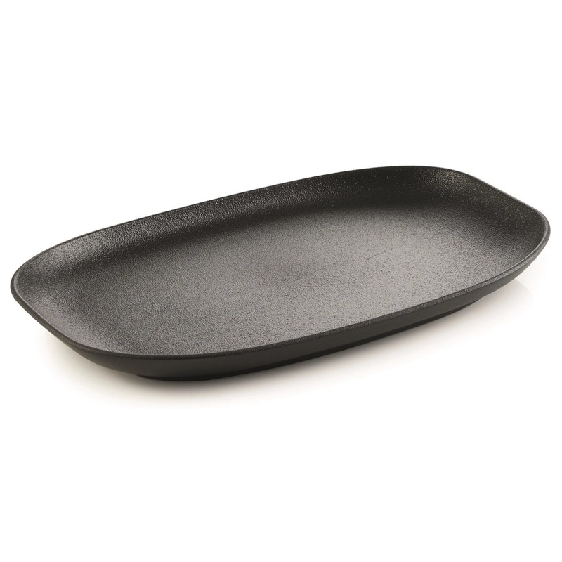 Revol Club Teller 29x17.8x2.9 cm, Gusseisen-Optik RE652109