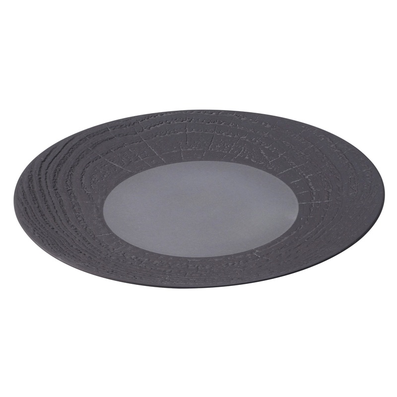 Revol Prsentationsteller rund, H: 3.4 cm,  31 cm, Lakritze RE648325