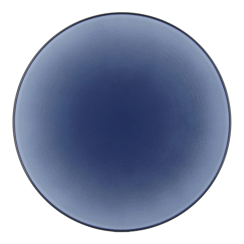 Revol Speiseteller Equinoxe,  28 cm, H: 3.3 cm, blau RE649500
