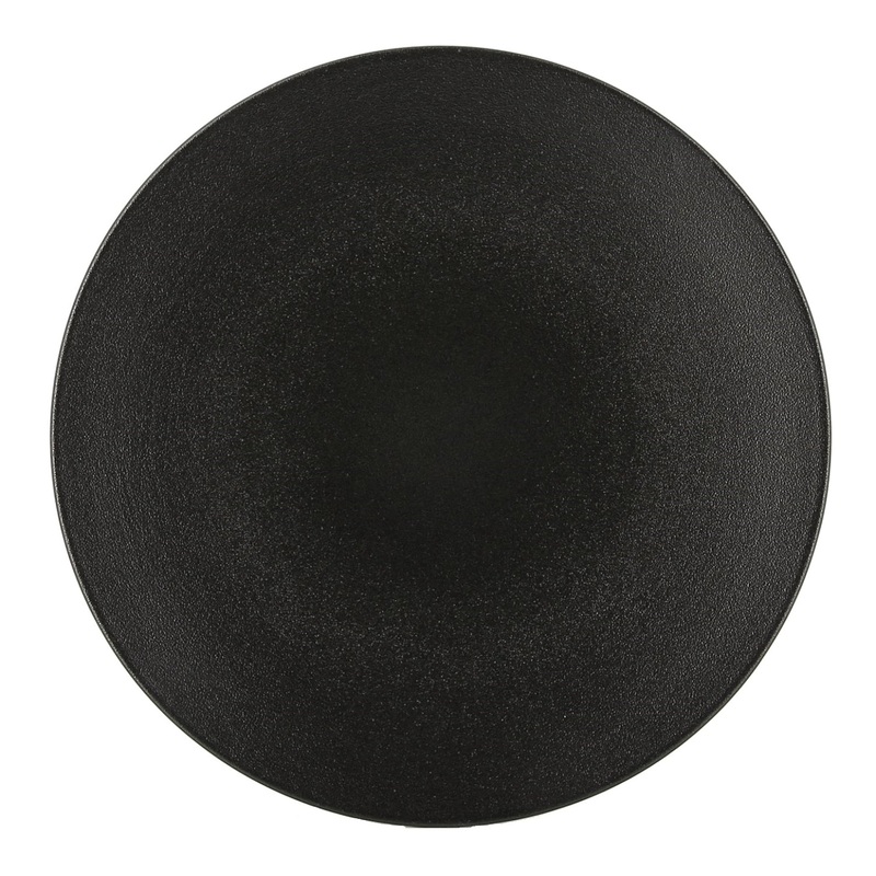 Revol Speiseteller Equinoxe,  28 cm, H: 3.3 cm, schwarz RE649499
