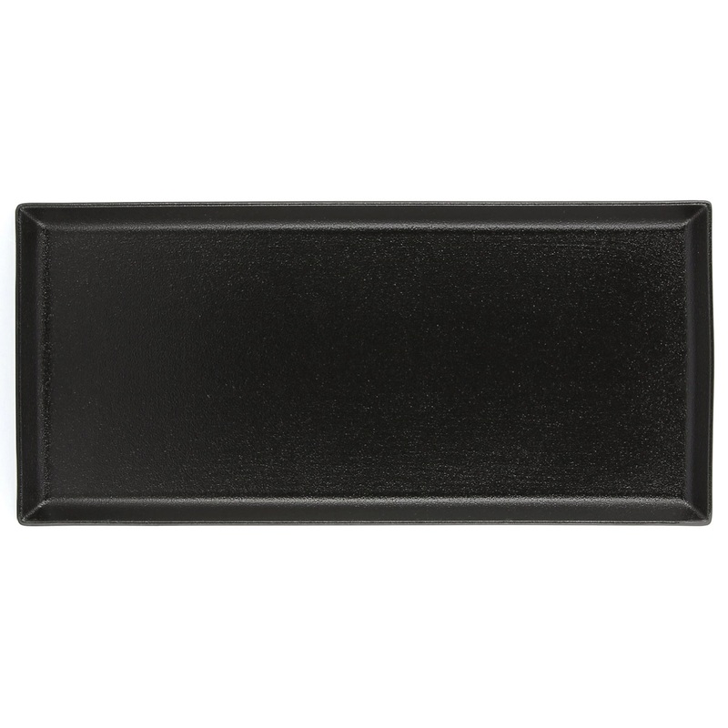 Revol Speiseteller Equinoxe rechteckig, 35x15x1.8 cm, schwarz RE649566