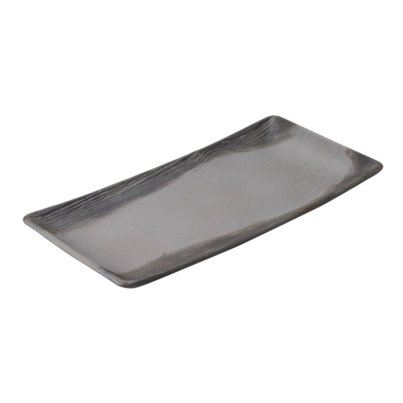 Revol Speiseteller rechteckig, 29x15x2.4 cm, Pfeffer RE648336