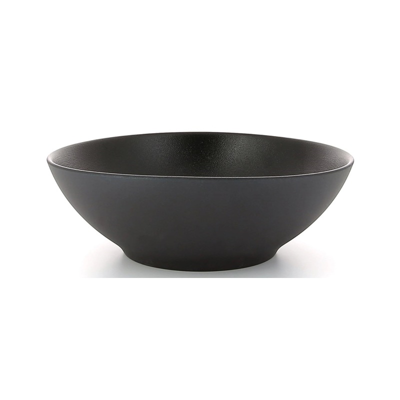 Revol Suppenteller Equinoxe,  19 cm, H: 6.5 cm, schwarz RE649578