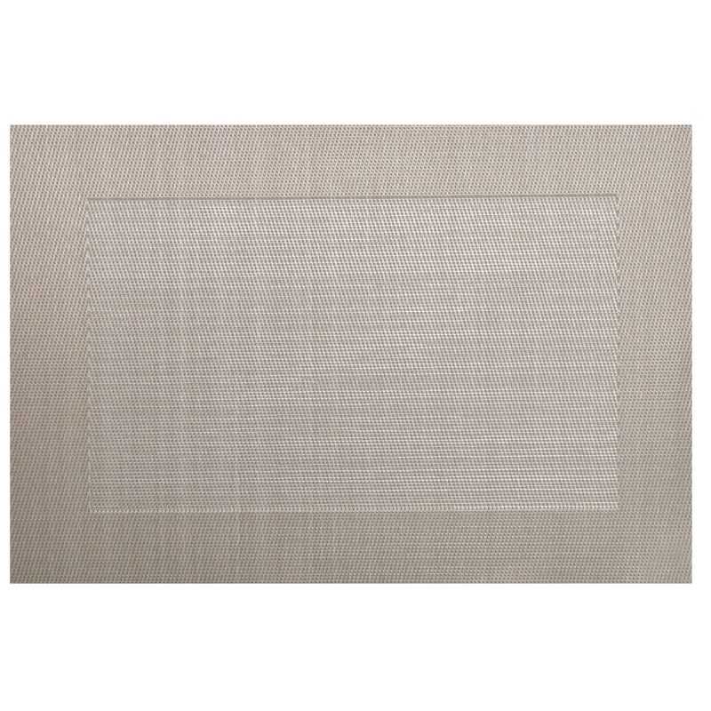 SQUARE Zubehr Tischset silberfarb.45x30