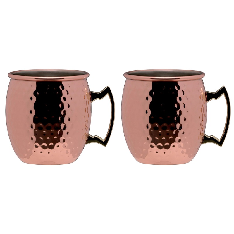 Piazza Mug Moscow Mule 2er Set Mule Kupfer Hammerschlag 0.47lt P4783002
