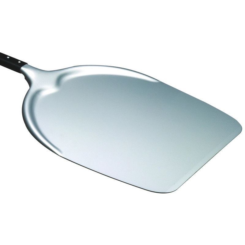 Piazza Pizzaschieber 45x45cm mit schwarzem Griff Lnge total 200cm P230445