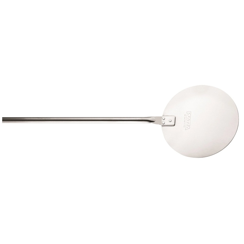 Piazza Pizzaschieber rund D22cm ga rund D22cm ganz aus Edelstahl L Total 172cm P230022