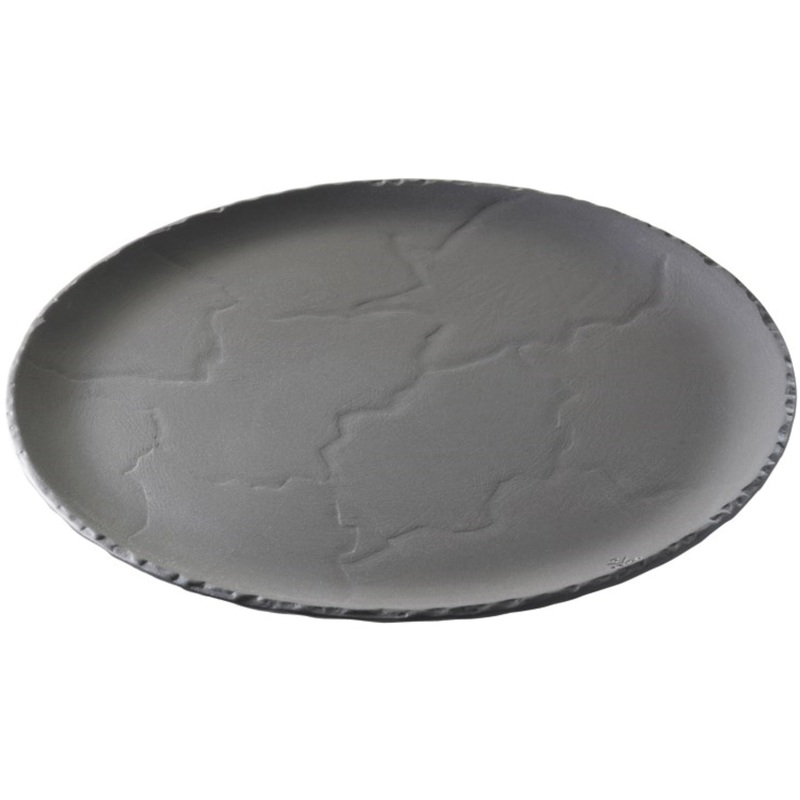 Revol Teller rund,  32 cm, Schiefer-Stil RE641010