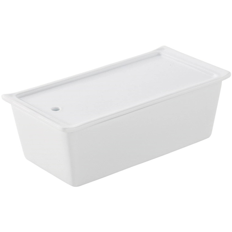 Revol Terrine mit Deckel/Tablett, 24x11x7 cm, weiss RE638555