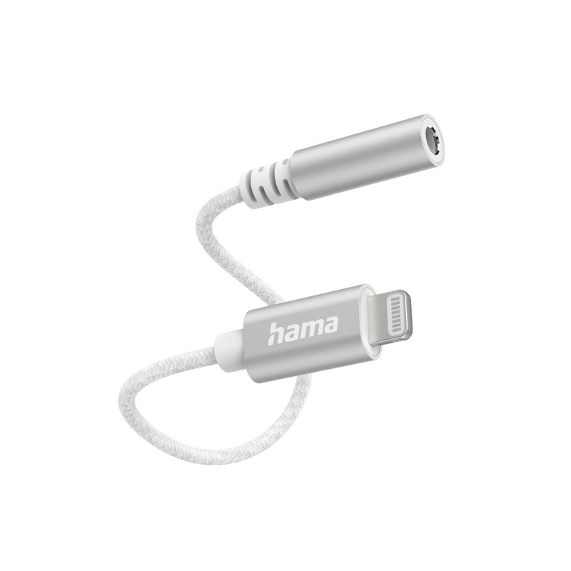Hama Zubehr Aux-Adapter Lightning  3,5-mm-Klinke