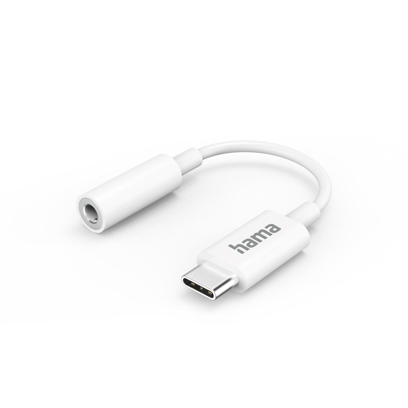Hama Zubehr Aux-Adapter USB-C  3,5-mm-Klinke-Buchse