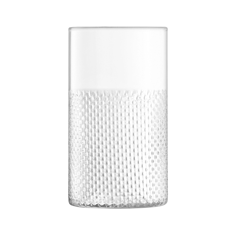 LSA Vase Wicker Sturmlicht H25cm Klar LSAWR11