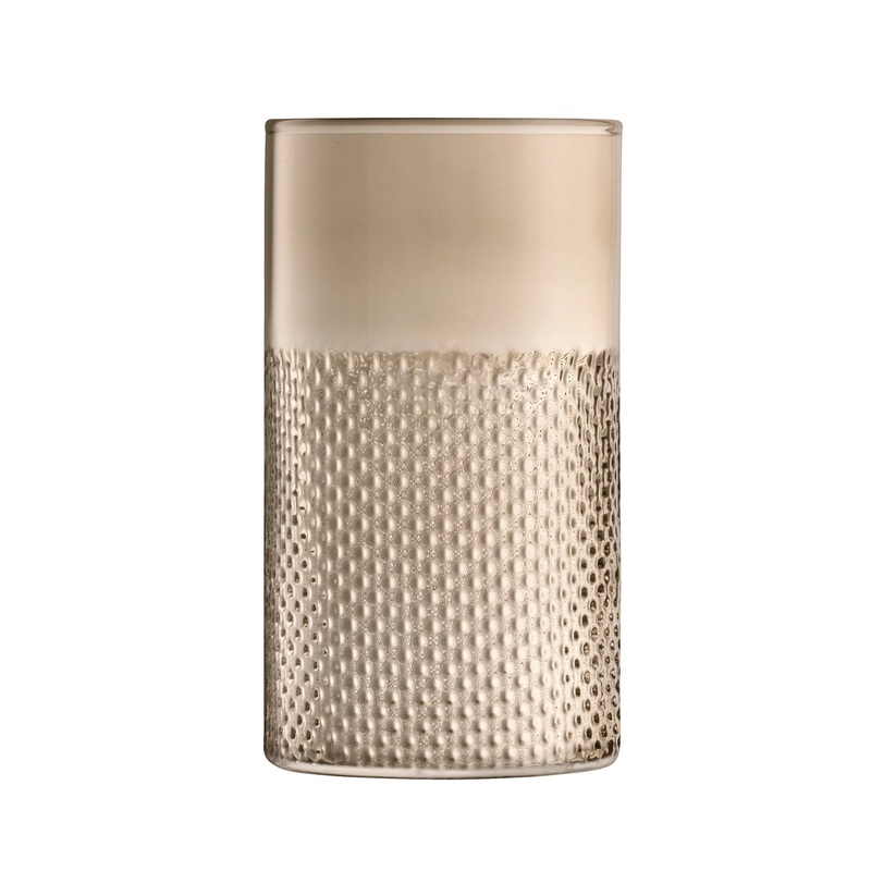 LSA Vase Wicker Sturmlicht H25cm Taupe LSAWR15
