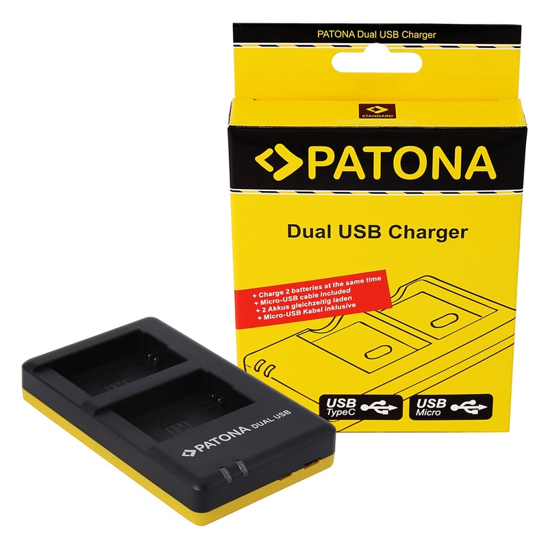 Patona Ladegert Dual USB Sony NP-FW50 Ladegert Dual USB Sony NP-FW50