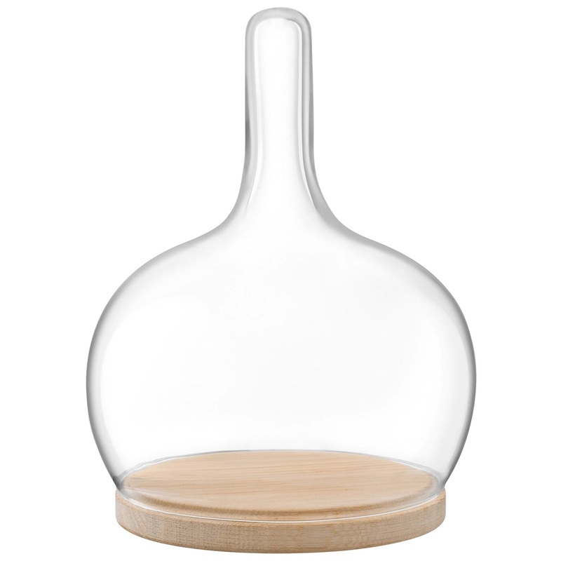 LSA Platte Cloche Dome Eiche 19.5cm H25.5cm LSALH01