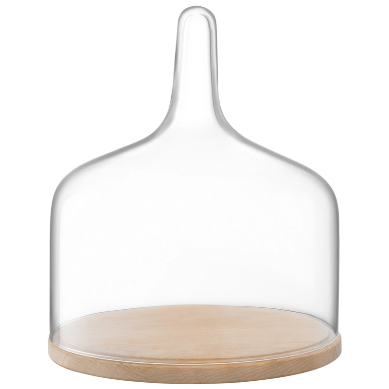 LSA Platte Cloche Dome Eiche 26cm H30.5cm LSALH02