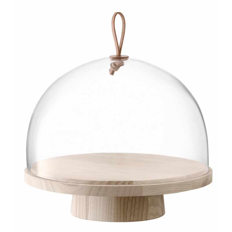 LSA Platte Ivalo aus Esche  Haube 28cm H23cm klar LSAIV12