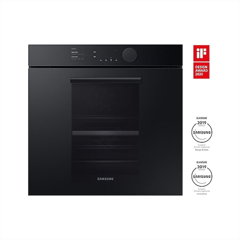 SAMSUNG Ofen/Steamer Ofen 75L Dual Cook graphite grey