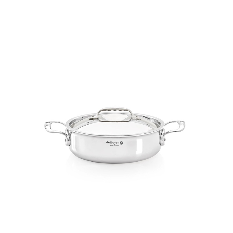 de Buyer Bratentopf AFFINITY nieder  24cm inkl. Deckel, Induktion DB3741.24