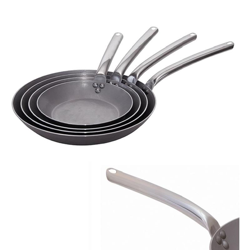 de Buyer Bratpfanne CARBONE PLUS  28cm, Griff Edelstahl, Induktion DB5130.28