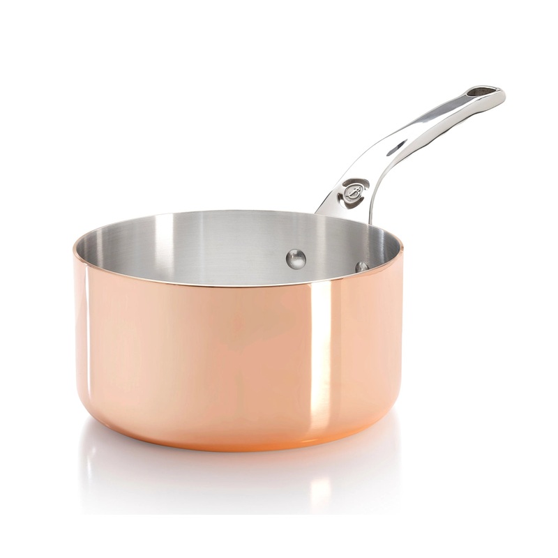 de Buyer Stielkasserolle PRIMA MATERA KupferEdelstahl 20cm, Induk. DB6206.20