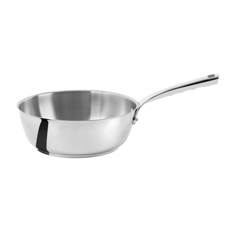 de Buyer Sauteuse MILADY konisch 24cm H: 8cm 3lt., Induktion DB3411.24