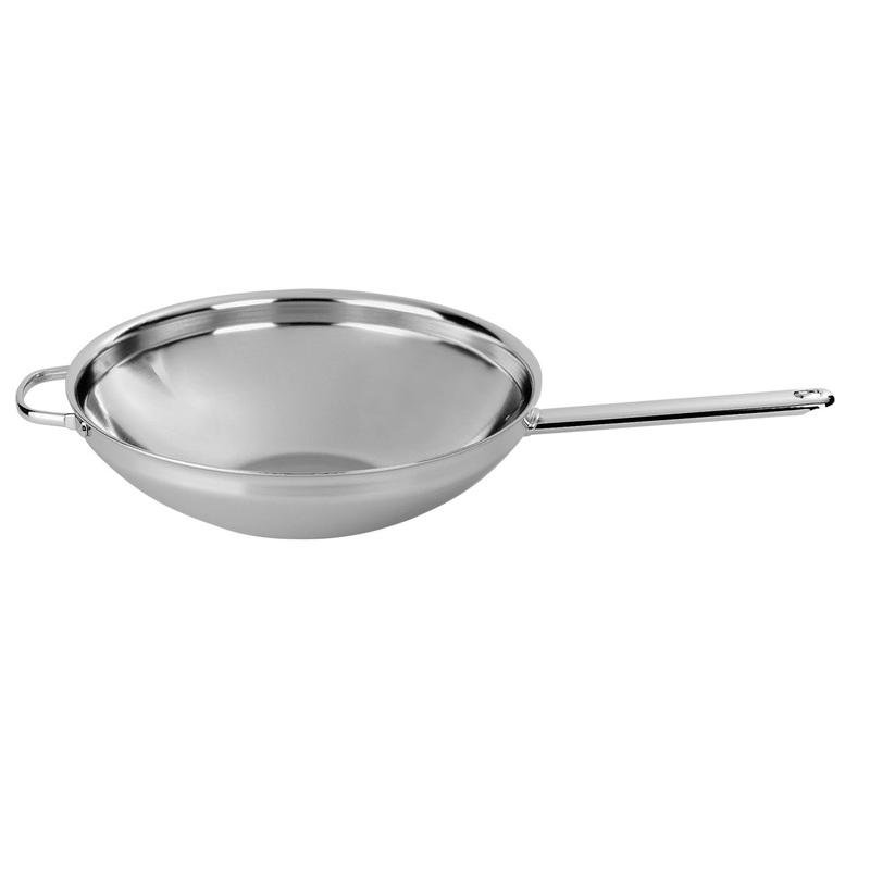 Demeyere Wok mit flachem Boden 8.5lt D36cm D54936