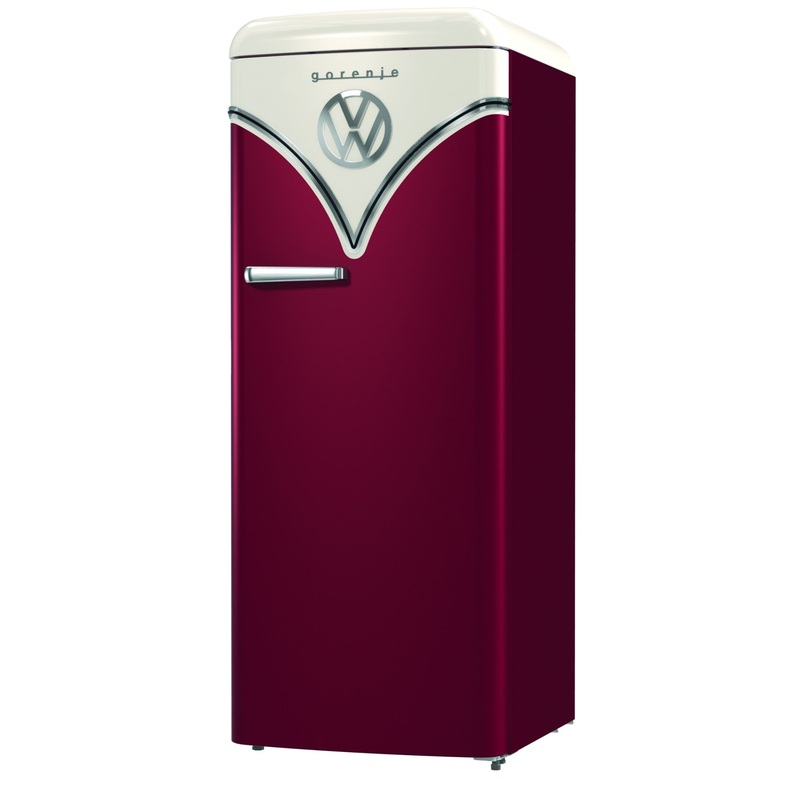 Gorenje Khl- / Gefrierkombination OBRB615DR, 247 L, VW-Bulli Design