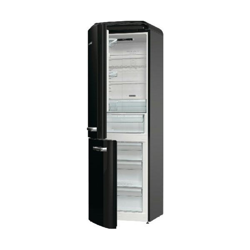Gorenje Khl- / Gefrierkombination ONRK619DBK-L, 300 Liter, NoFrost