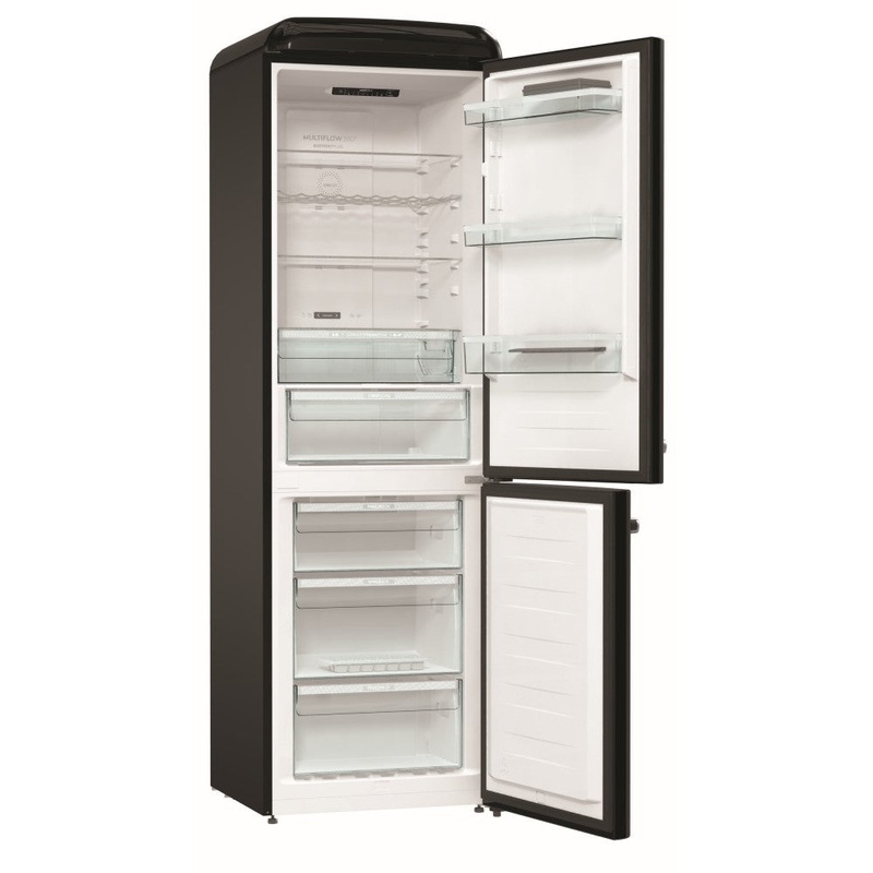 Gorenje Khl- / Gefrierkombination ONRK619DBK-R, 300 Liter, NoFrost