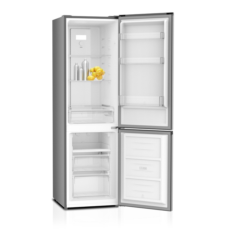 SPC Khl- / Gefrierkombination KKS3429-2 silber, 253 L, C-Klasse, NoFrost