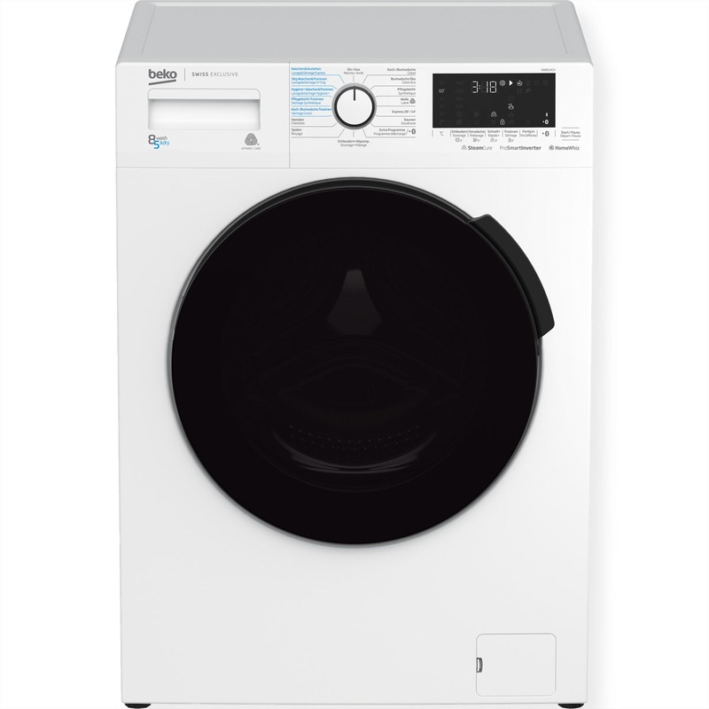 Beko Waschtrockner W8kg/T5kg SteamCure