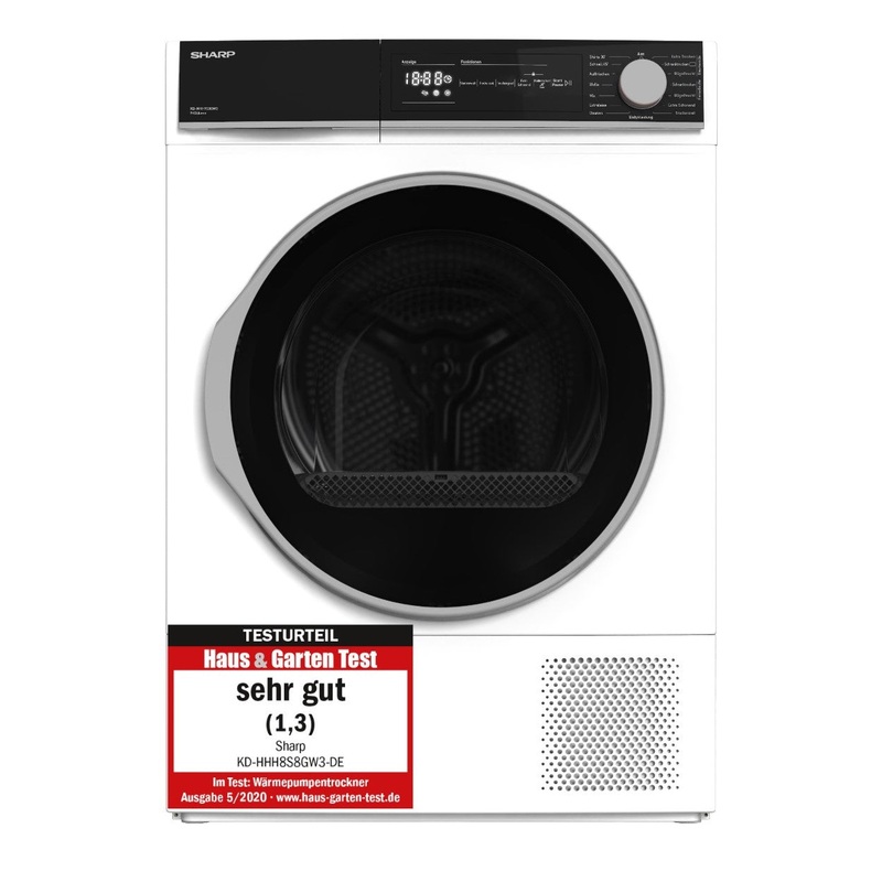 Sharp Wschetrockner 9kg KD-NHH9S8GW3-CH, A+++