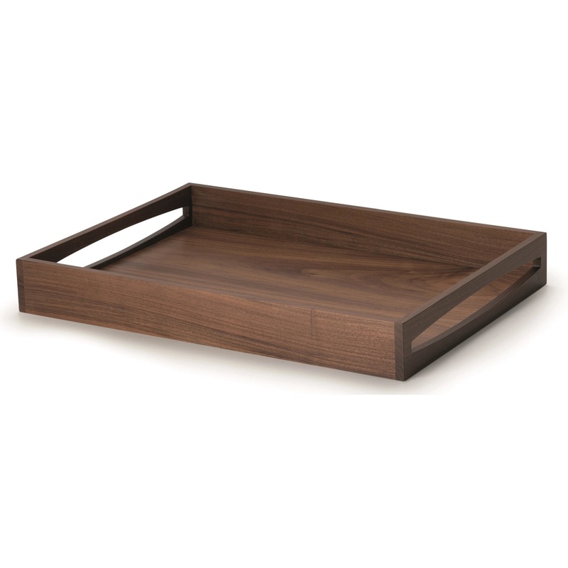 Continenta Tablett Walnuss, 49x35x6.3 cm 4240