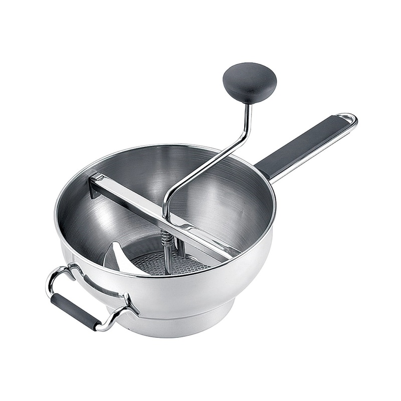 Cuisipro Passe-Vite Deluxe D: 23cm mit 3 Einstzen 2, 3+4mm-Lochung 746479