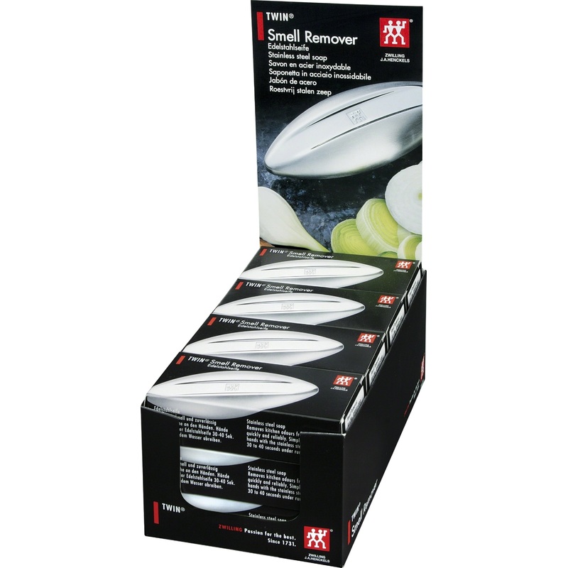 Zwilling Kitchen Thekendisplay Edelstahlseifen, Bicol. 12-tlg. (Promo 20) 89004-000-0