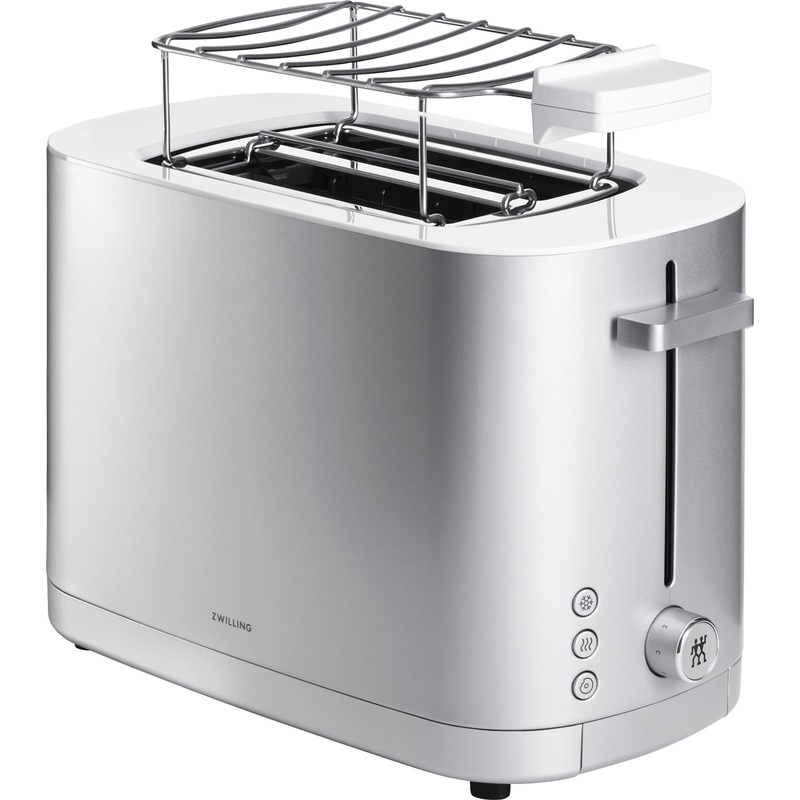 Zwilling Kitchen Toaster Enfinigy 2 mit Brtchenaufsatz silber 53008-000-0CH