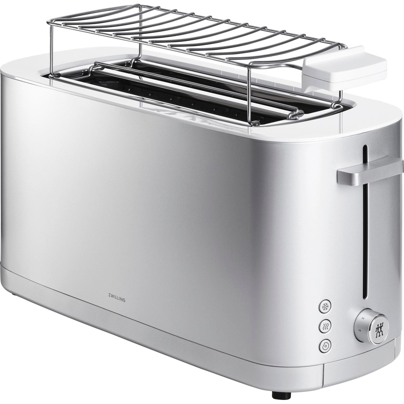 Zwilling Kitchen Toaster Enfinigy 2x4 mit Brtchenaufsatz silber 53009-000-0CH