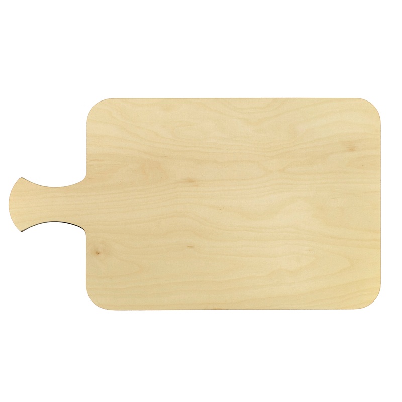 Schwarz Servierbrett fr Flammekuchen 48x28x0.6 cm