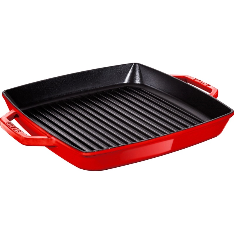 Staub Grillpfanne 33 cm, Kirsch-Rot, Gusseisen 40511-784-0