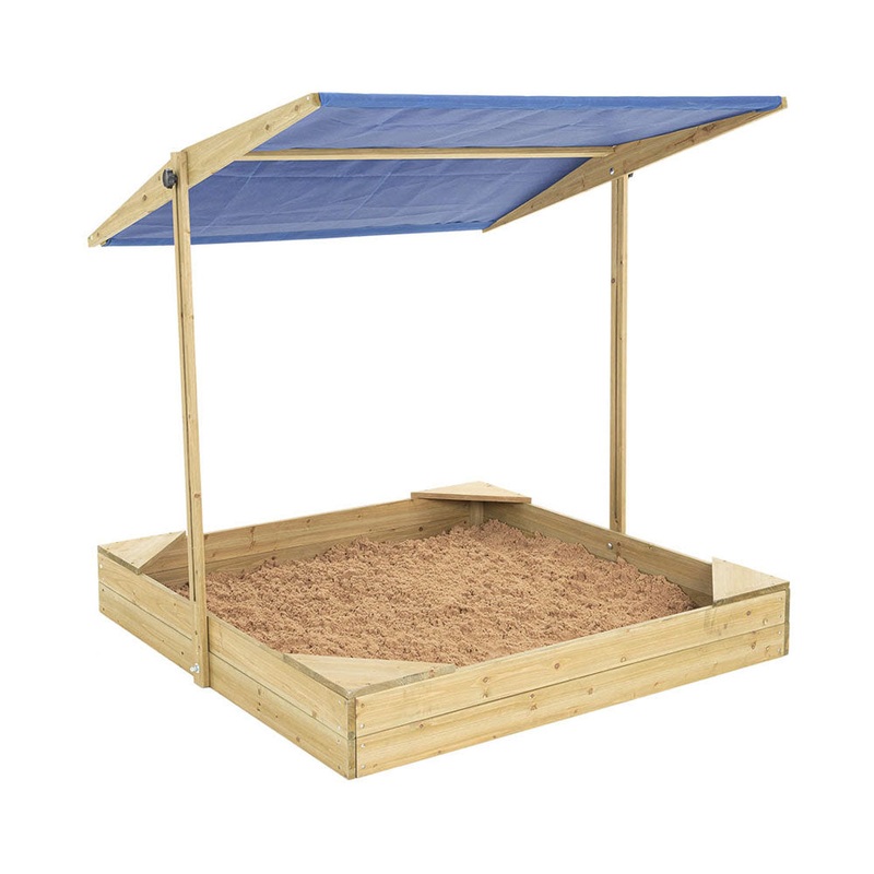 TP Toys Freizeit Outdoor Sandkasten mit Vordach FSC