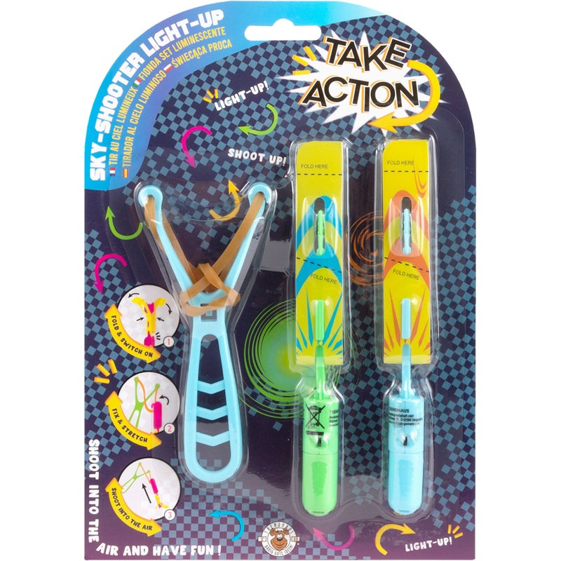 Trendhaus Spielzeug TAKE ACTION Sky-Shooter Light-Up