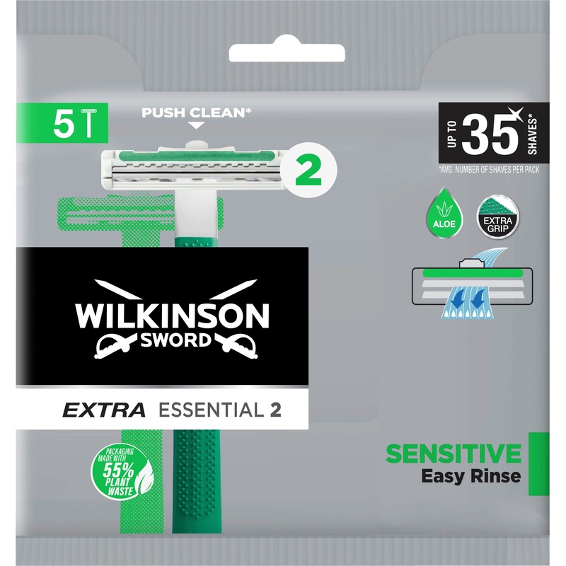 Wilkinson Einwegrasierer Extra Essential 2 Sensitive 5 Stck