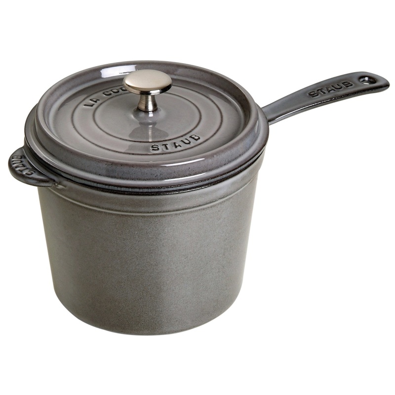 Staub Saucenpfanne mit Deckel grau2.8 lt., 18cm 40510-316-0