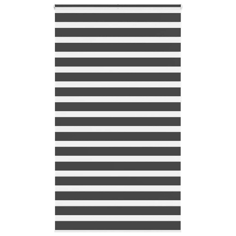 Store zbre noir 120x230 cm largeur du tissu 115,9 cm polyester